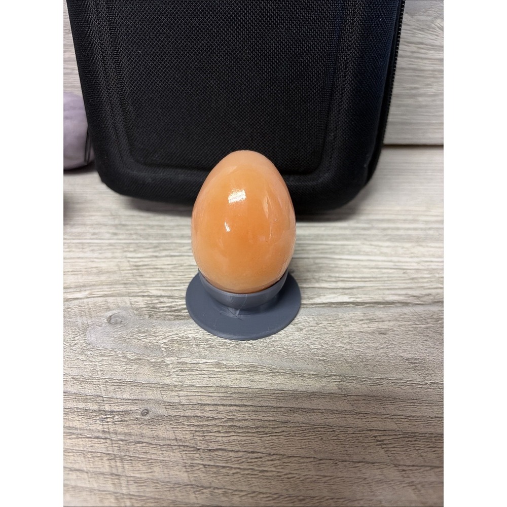 Lot Of 6 Eggs Stone Marble Alabaster Granite Multi Color (e8-01) - Picture 6 of 16